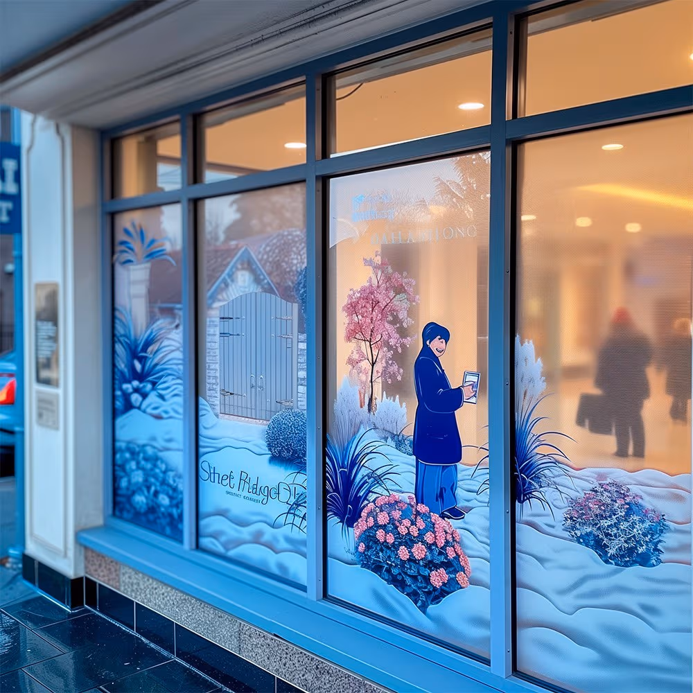 Vinil Frosted Impresso Personalizado para Vidros e Divisórias