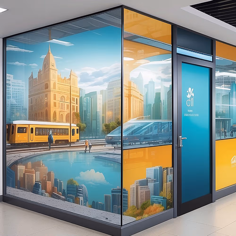 Vinil Adesivo Impresso Personalizado por m² | Alta Definição com Tintas UV | Uso Interior e Exterior